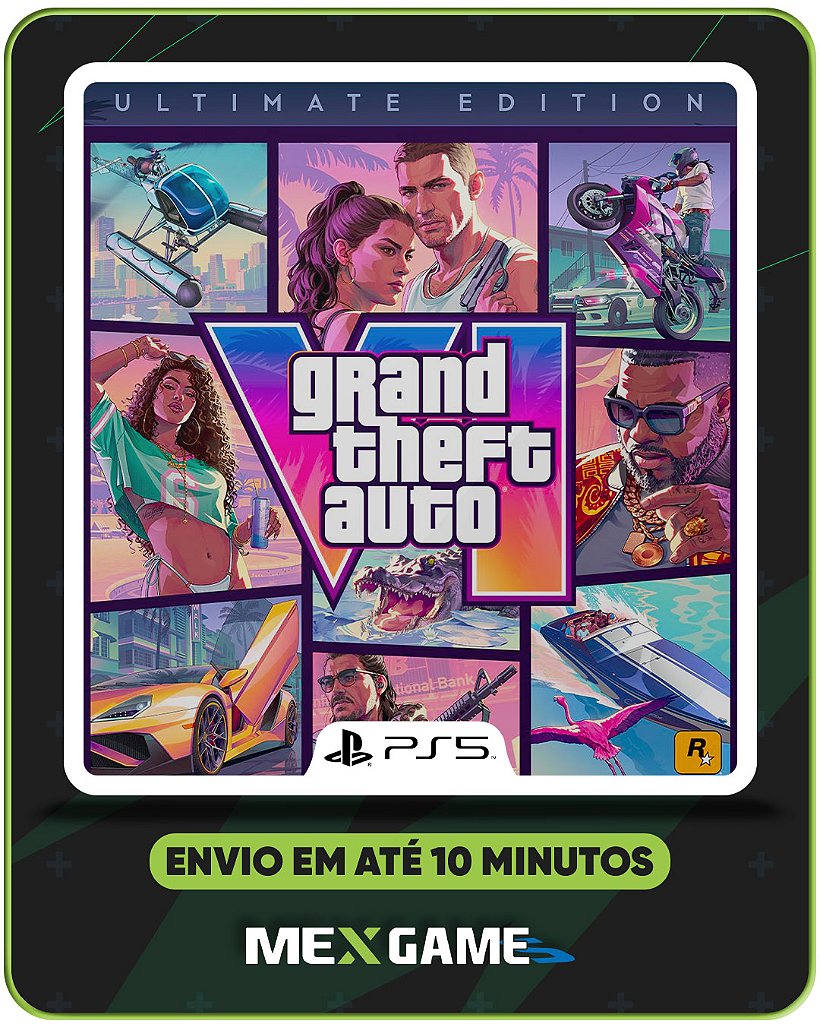 GTA 6 | GRAND THEFT AUTO VI ULTIMATE EDITION - PS5 - MIDIA DIGITAL