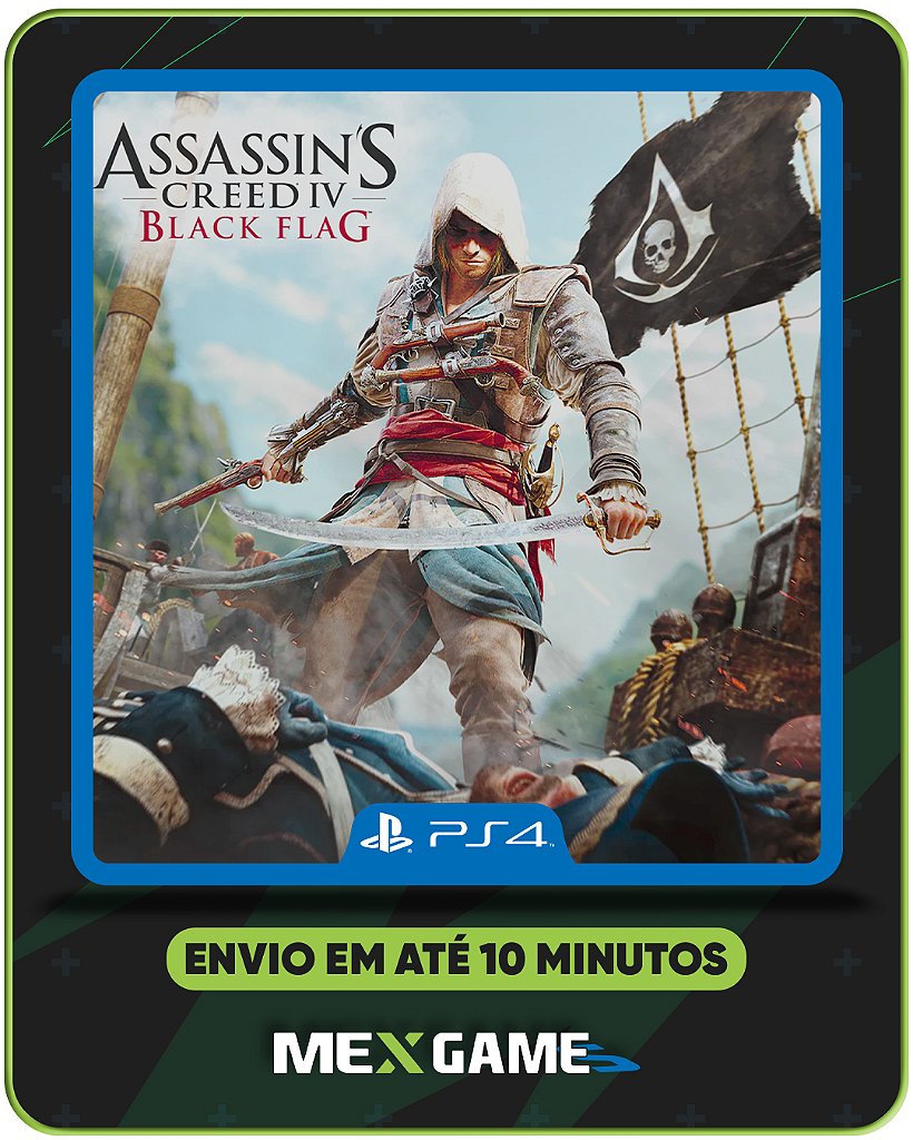 ASSASSIN’S CREED IV: BLACK FLAG - PS4 - MÍDIA DIGITAL