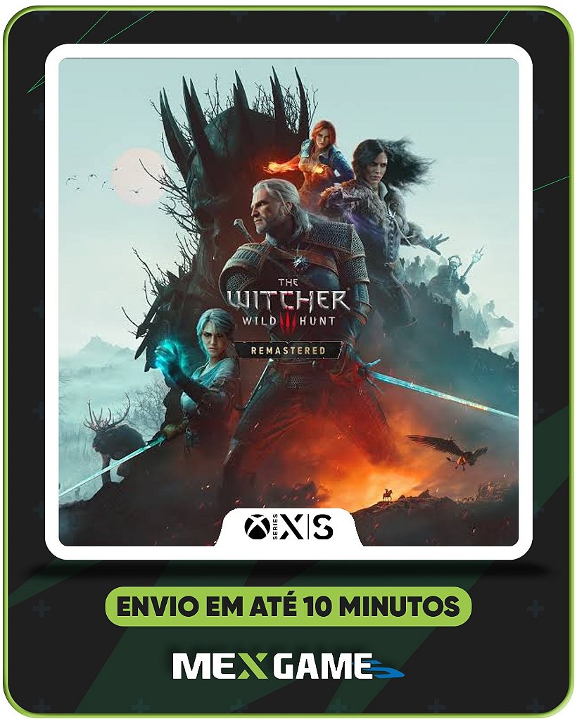 THE WITCHER 3: WILD HUNT — REMASTERED - XBOX SERIES X|S- MÍDIA DIGITAL