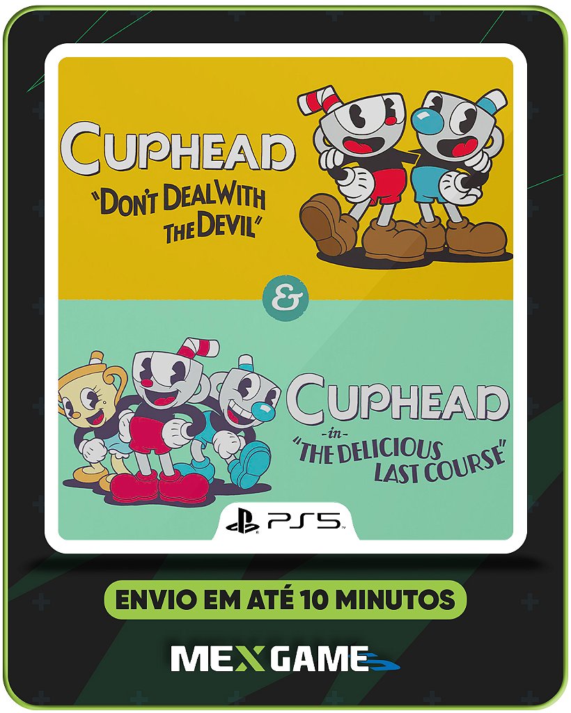 CUPHEAD & THE DELICIOUS LAST COURSE - PS5 - MÍDIA DIGITAL
