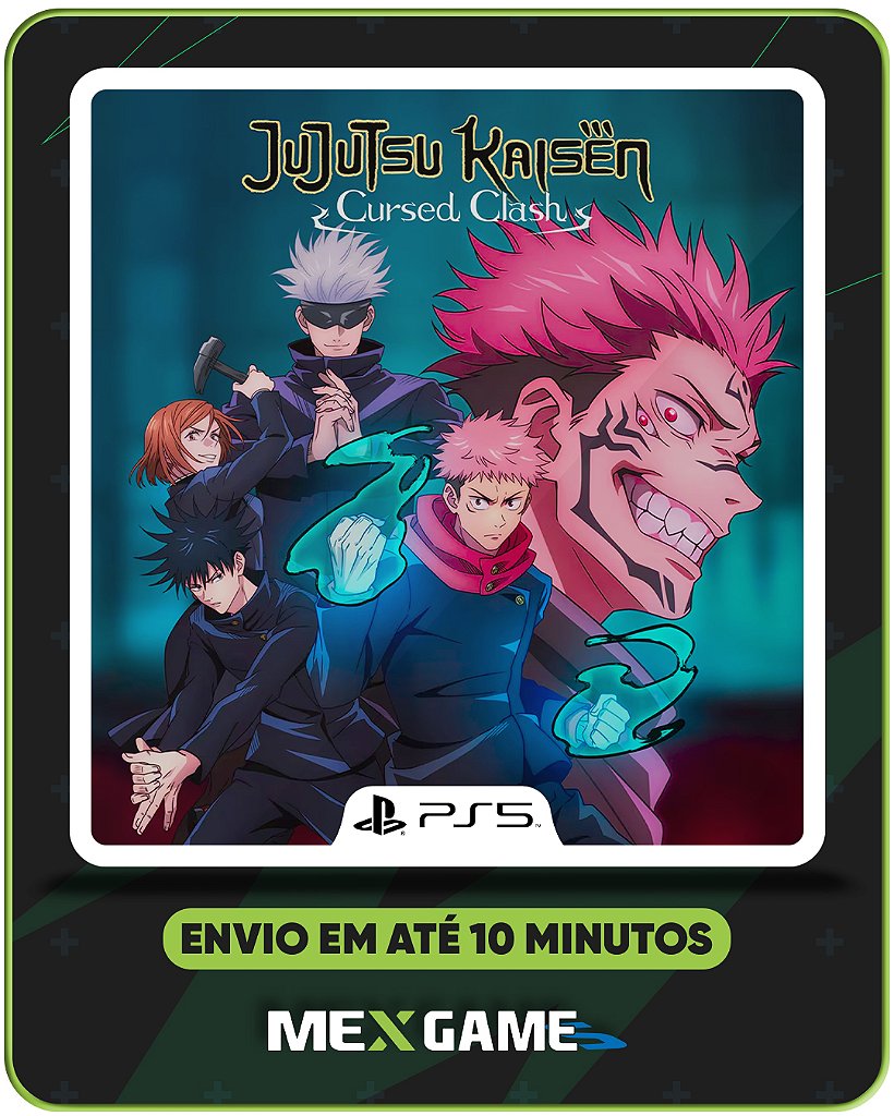 JUJUTSU KAISEN: CURSED CLASH - PS5 - MÍDIA DIGITAL