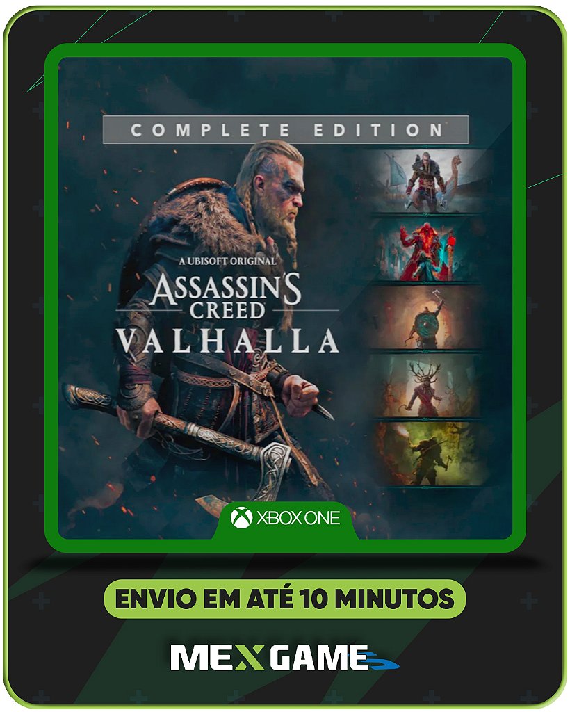 ASSASSINS CREED VALHALLA COMPLETE EDITION - XBOX ONE- MÍDIA DIGITAL