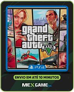 GRAND THEFT AUTO (GTA) V - PS4 - MIDIA DIGITAL
