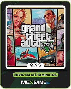 GRAND THEFT AUTO (GTA) V - XBOX SERIES X|S - MIDIA DIGITAL