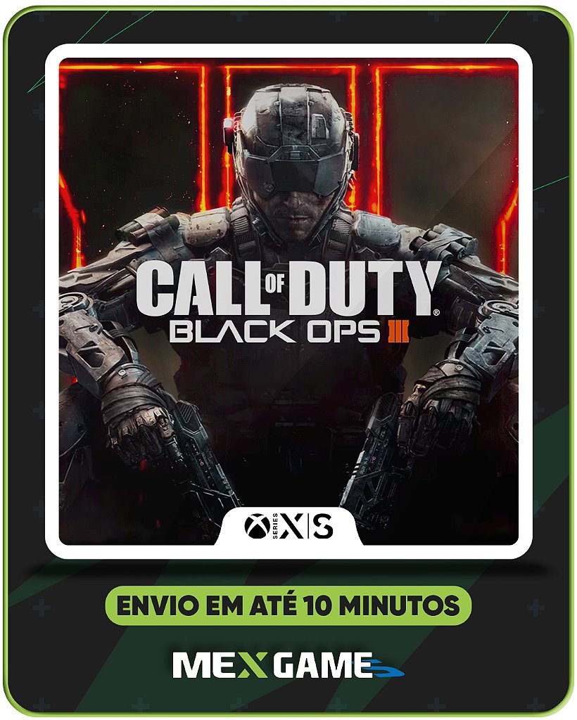 CALL OF DUTY BLACK OPS 3 - XBOX SERIES SERIES X|S - MÍDIA DIGITAL